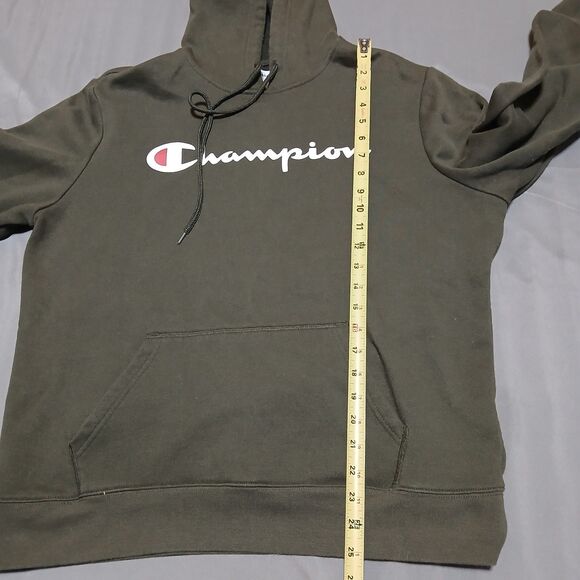Champion Spyder Hoodie Lot Men L Pullover Sweatshirt Green Blue Athletic Stretch - Picture 5 of 14
